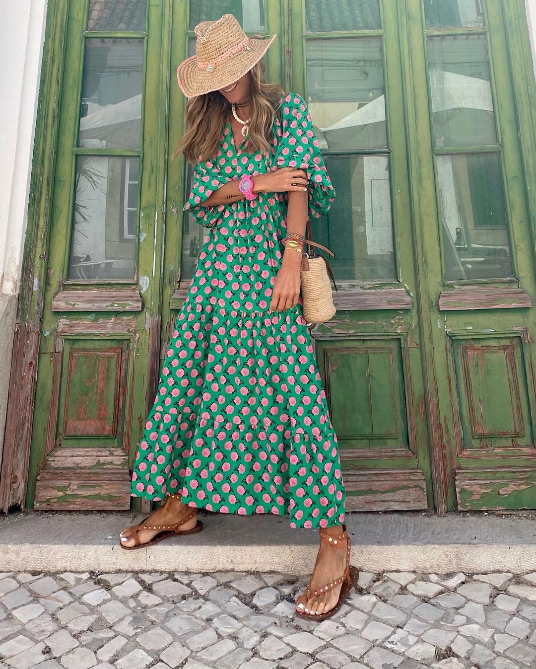 Elegant Bohemian Long Dress - Effortless Style