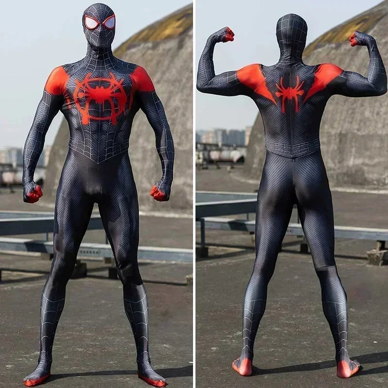 Miles Morales Spider-Man 2025 Jumpsuit Cosplay Costume