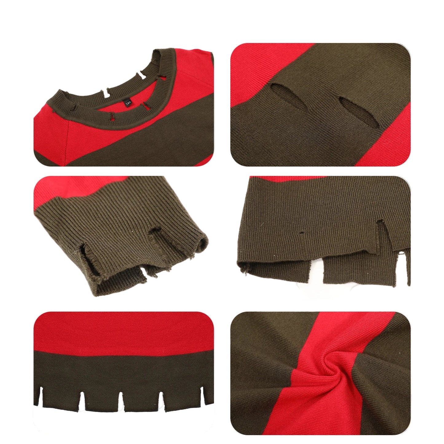Women’s Freddy Krueger Costume Set - Dress & Accessories