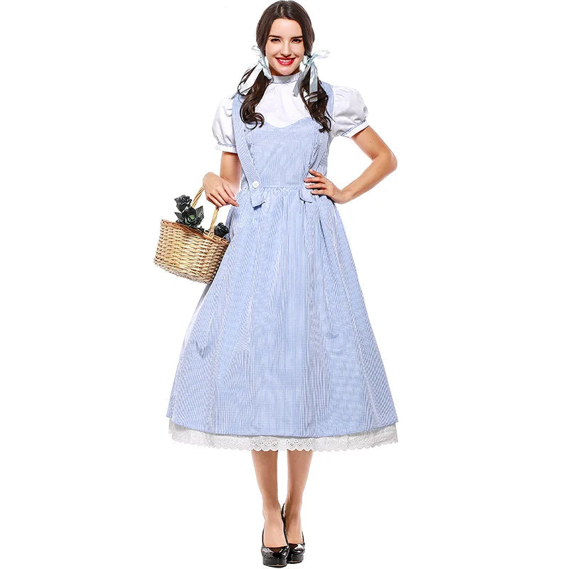 Kansas Blue And White Gingham Dress Dorothy Blue And White Gingham Dress  Dorothy Hot Blue Gingham