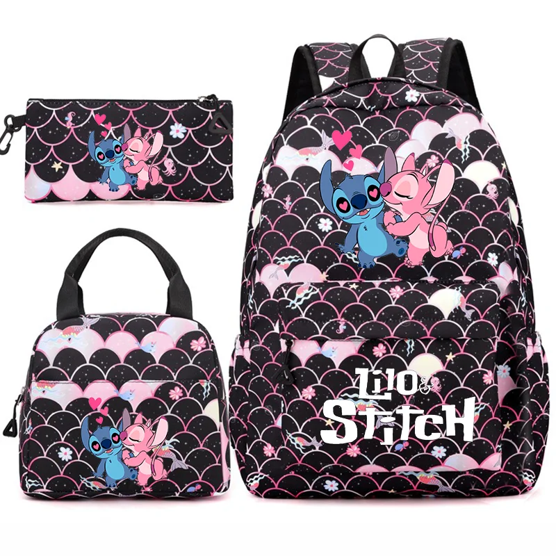 3-Piece School Backpack Set with Lunch Bag and Pencil Case