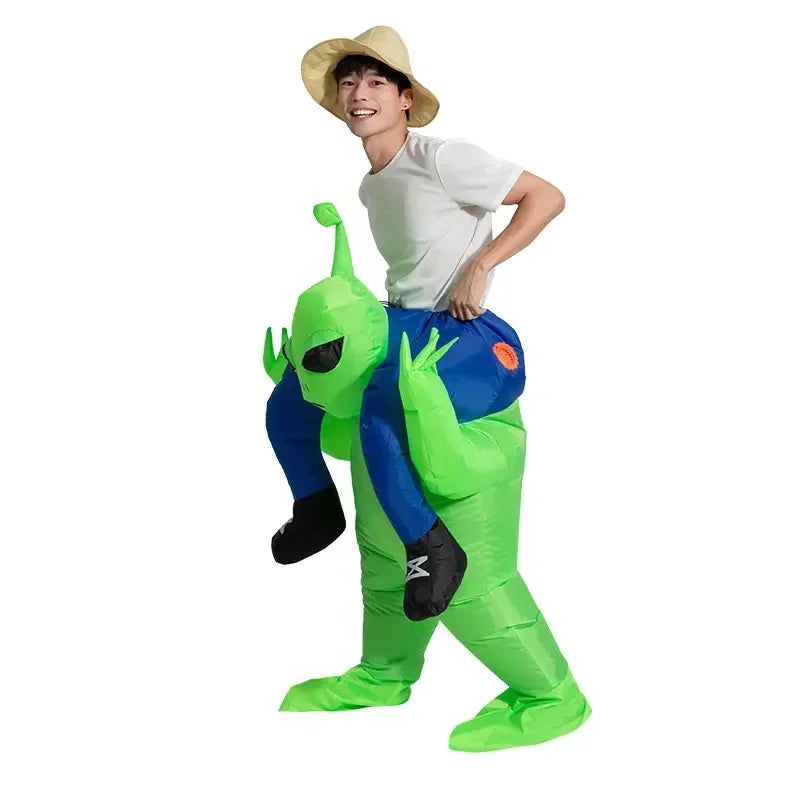 Adult Riding Alien Inflatable Costume Cosplay