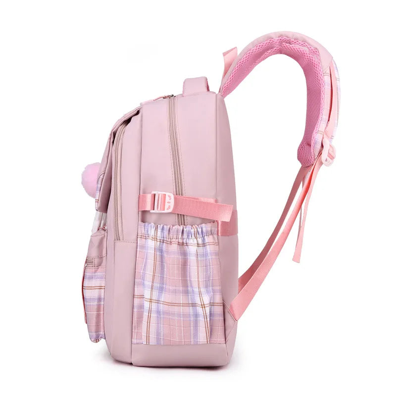 Casual School Backpack with Adjustable Straps and Character Print