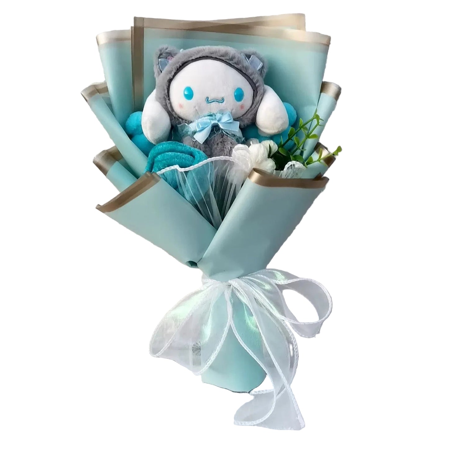 Kuromi Hello Kitty Plush Rose Bouquet