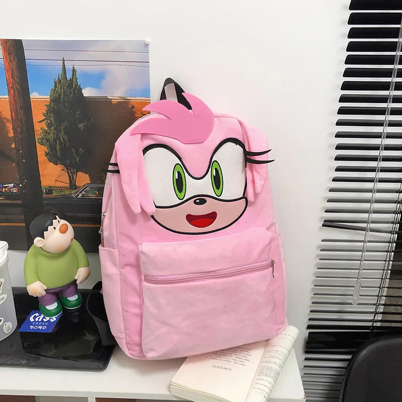 Character Flannel Backpack with Adjustable Straps