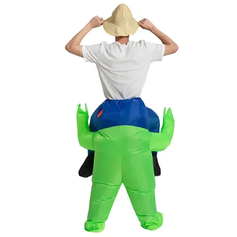 Adult Riding Alien Inflatable Costume Cosplay