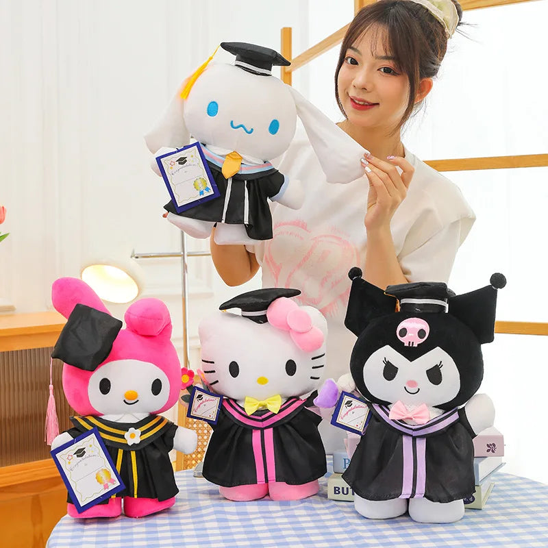 13.8 in Plush Hello Kitty Cinnamoroll My Melody Kuromi