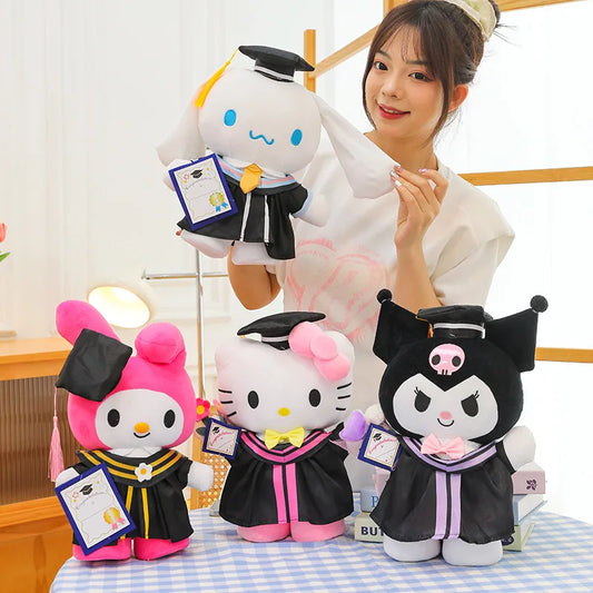 13.8 in Plush Hello Kitty Cinnamoroll My Melody Kuromi