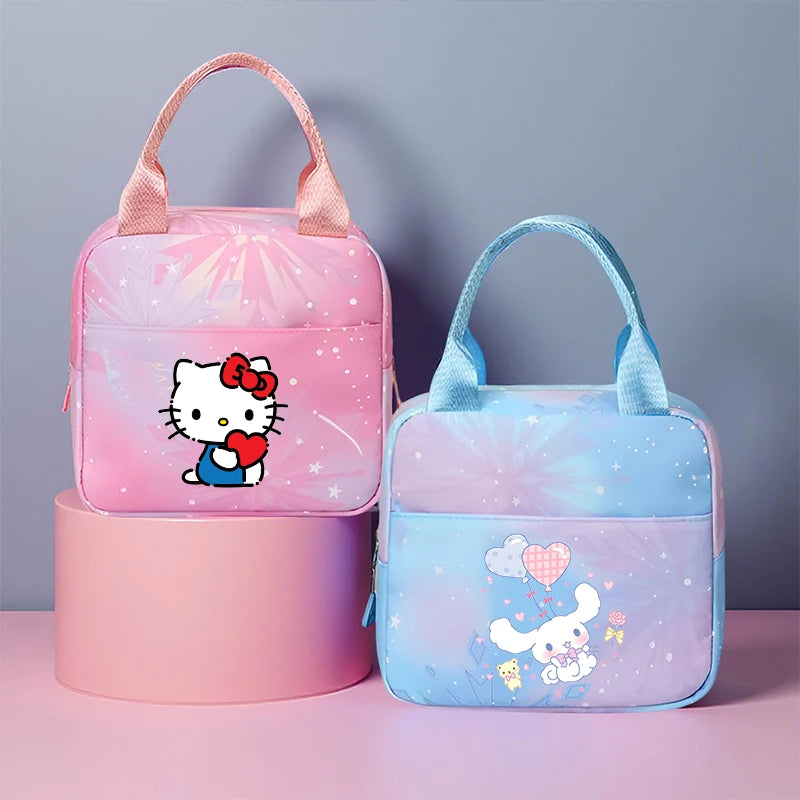 3-Piece Backpack Set with Character Print and Coordinated Bags