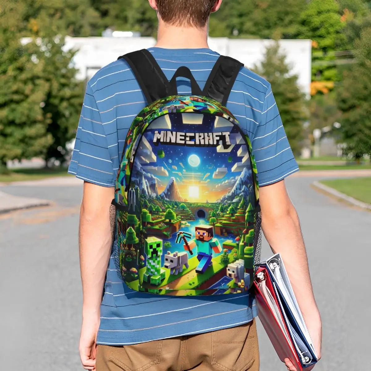 Cartoon-Themed Kids' Backpack with Colorful Design