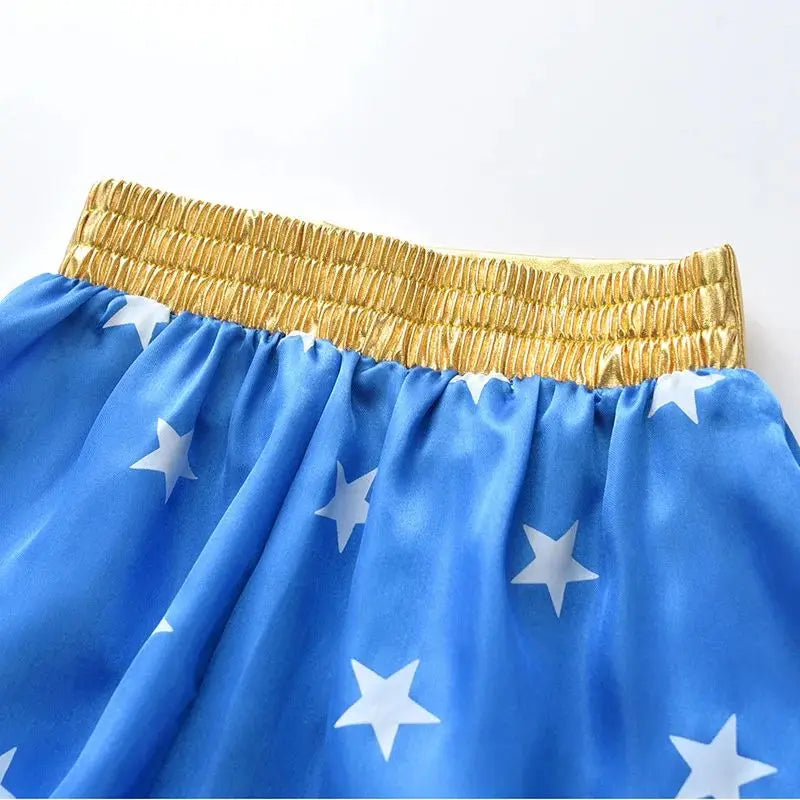 Kids Superhero Costume Set with Cape and Accessories