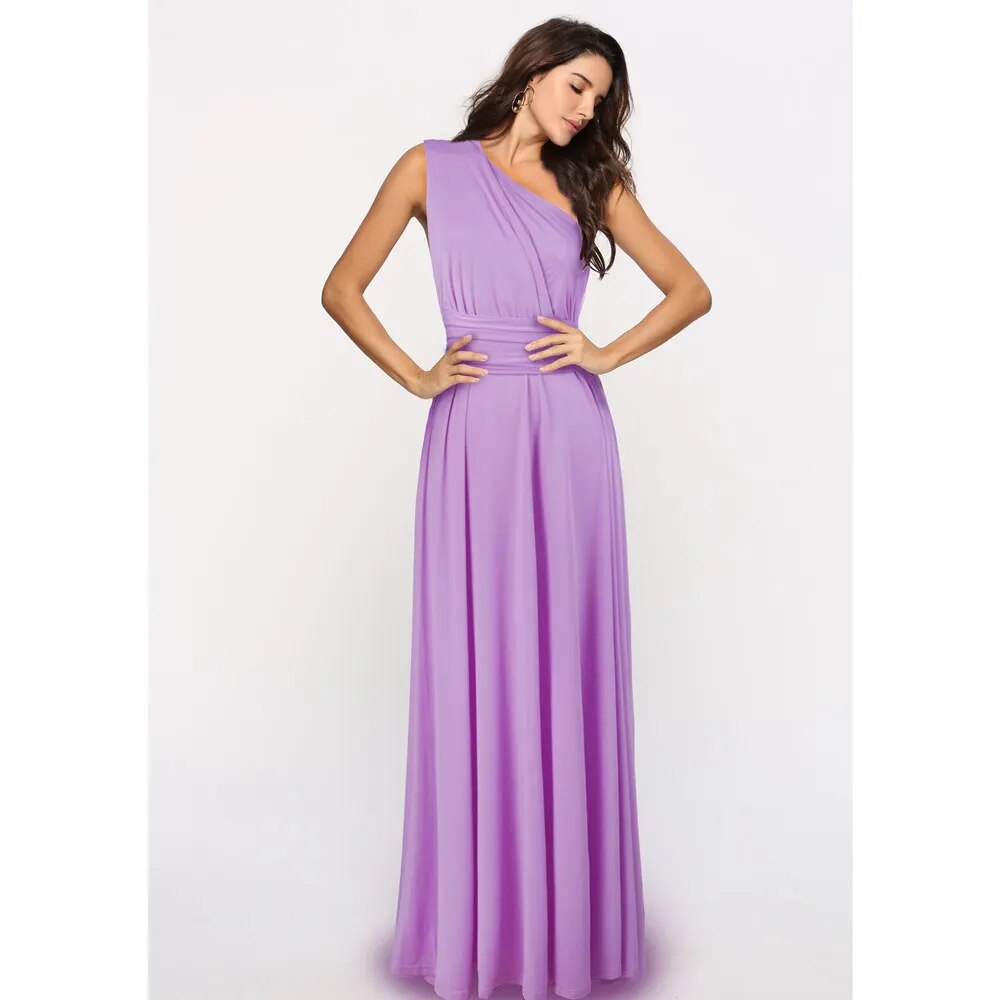 Chic Long Red Boho Dress for Women
