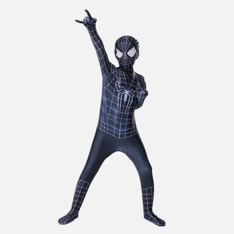 Kids Spiderman 3D Spandex Costume Bodysuit