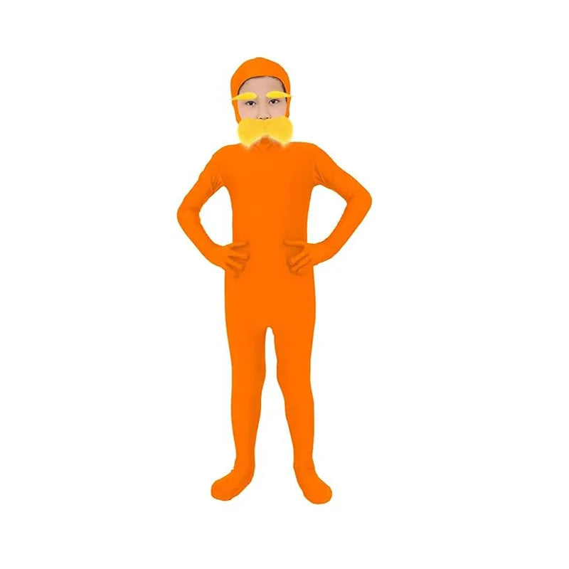 Lorax Jumpsuit Costume with Accessories