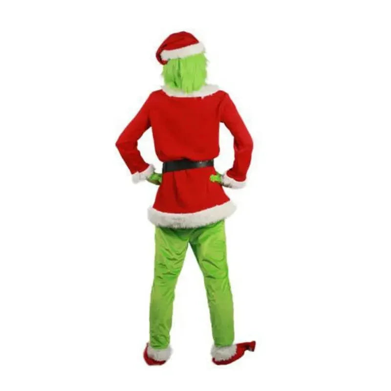 2025 Santa Claus Grinch Costume Set