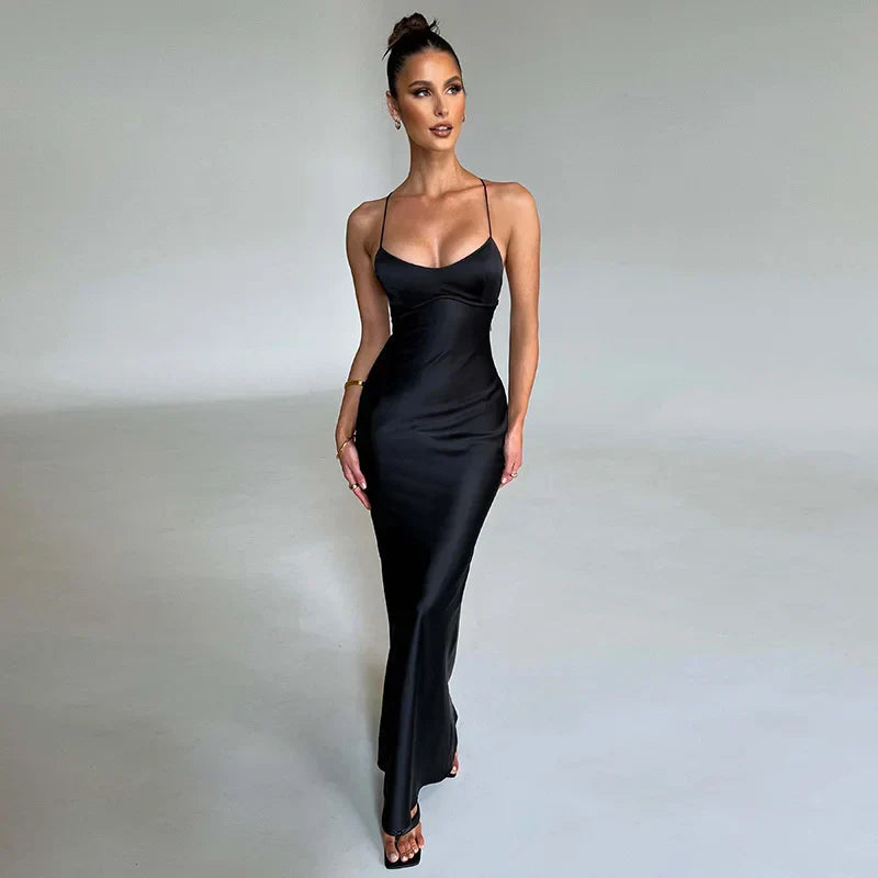 Chic Side Slit Maxi Dress - Effortless Elegance