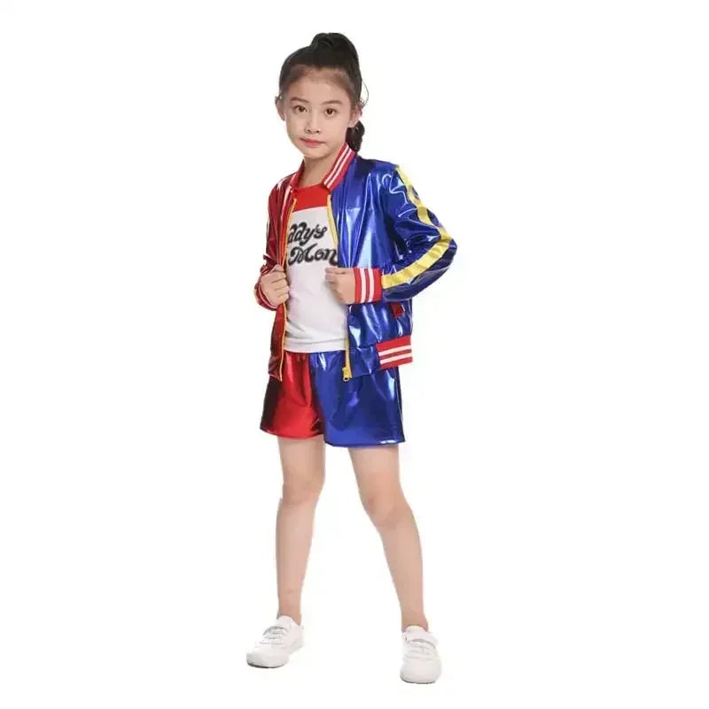 Children's Comic-Inspired Costume Set with Accessories for Cosplay and Events
