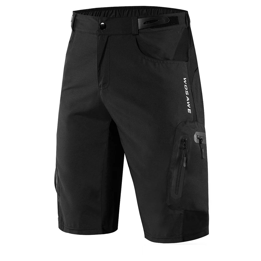 Men's Lightweight Outdoor Sports Shorts with Zipper Pockets