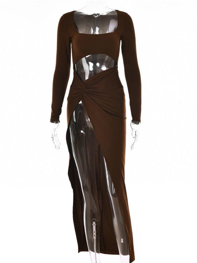 Chic Eyelet Maxi Dress for Women