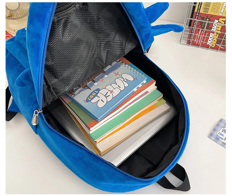 Large Capacity Character Backpack with Adjustable Straps