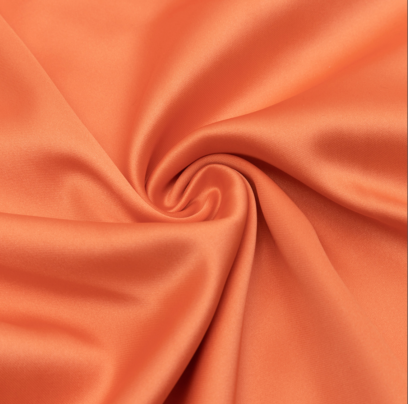 Chic Apricot Silk Halter Maxi Dress