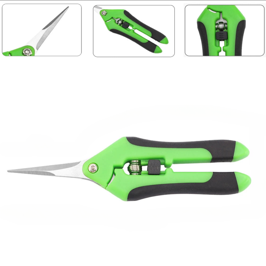 Stainless Steel Garden Pruning Shears with Ergonomic Grip