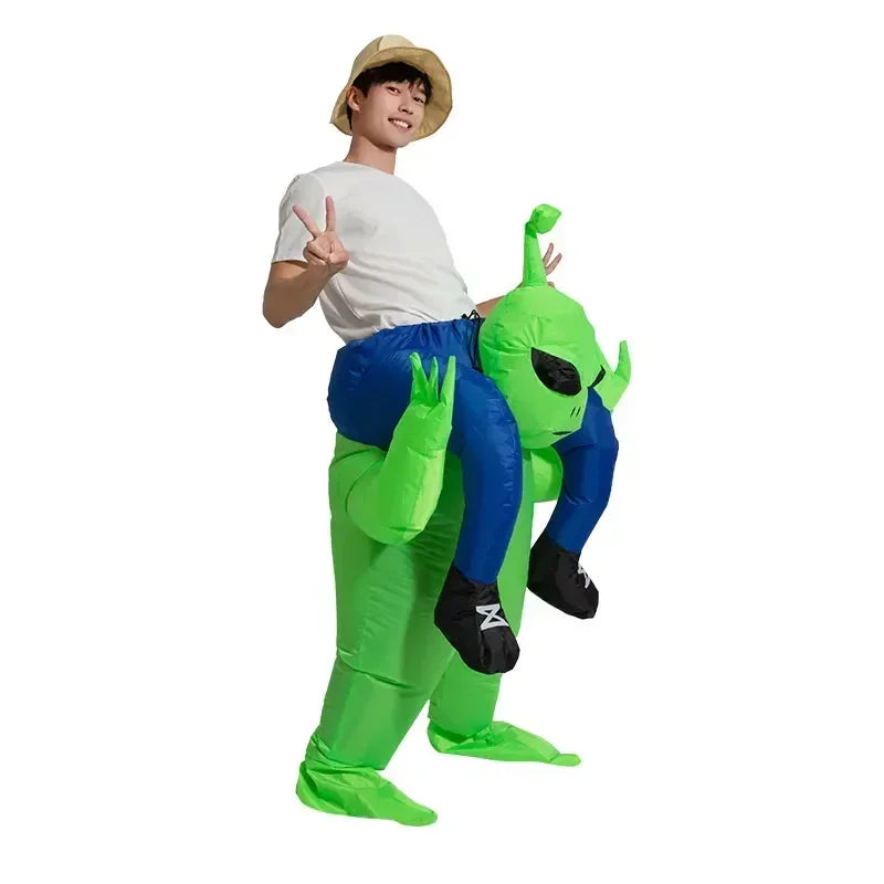 Adult Riding Alien Inflatable Costume Cosplay