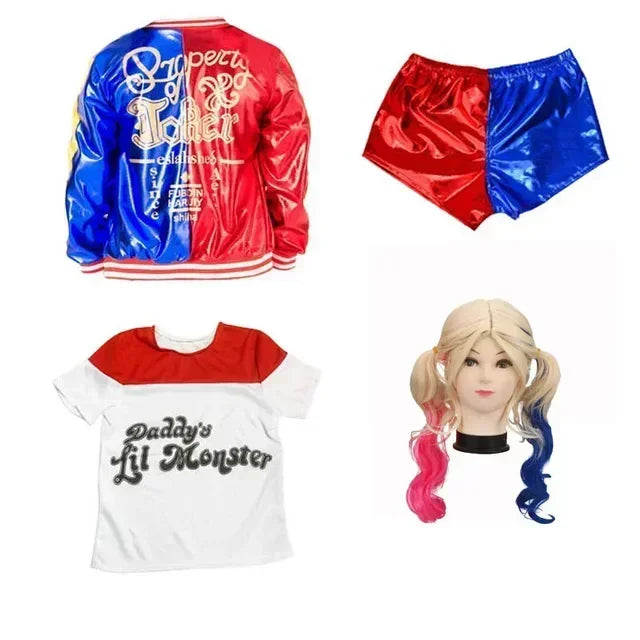 Children's Comic-Inspired Costume Set with Accessories for Cosplay and Events