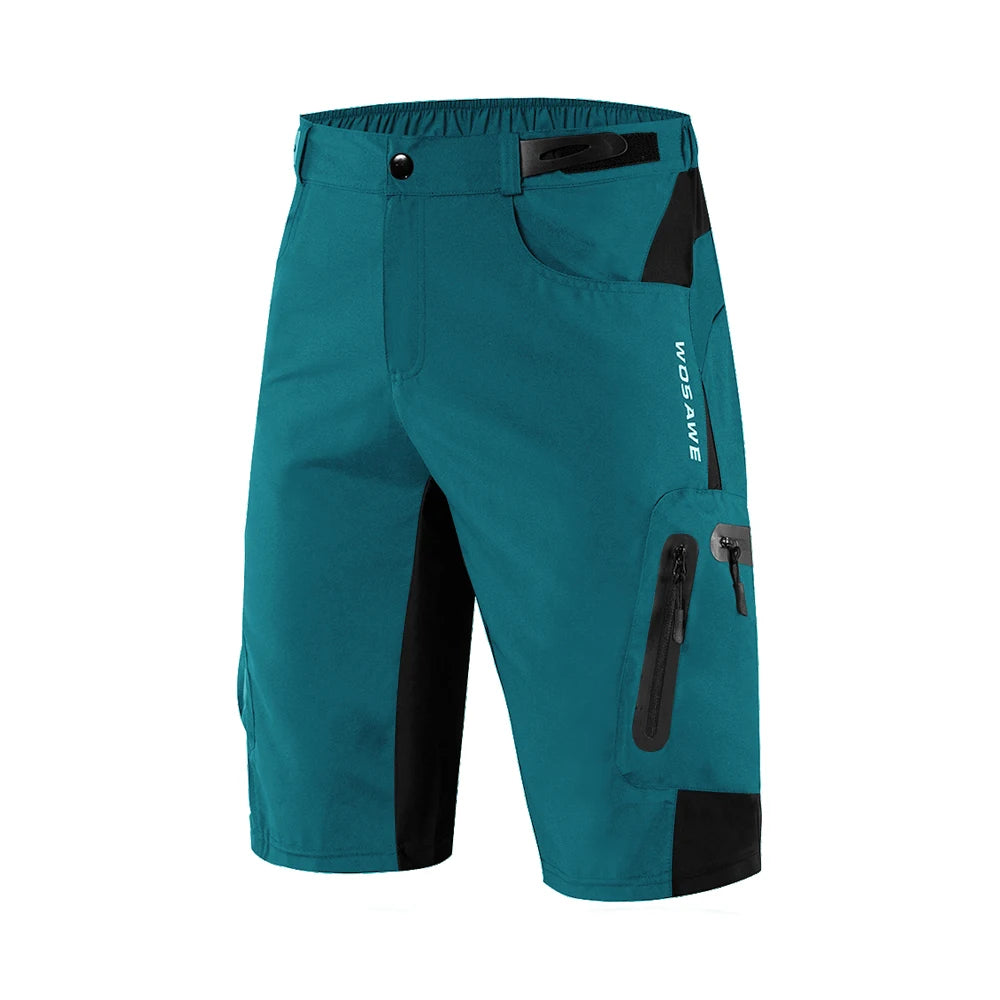 Men's Lightweight Outdoor Sports Shorts with Zipper Pockets