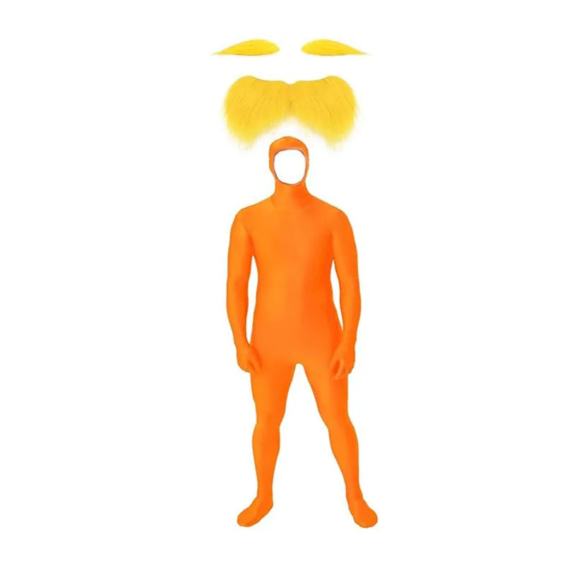 Lorax Jumpsuit Costume with Accessories
