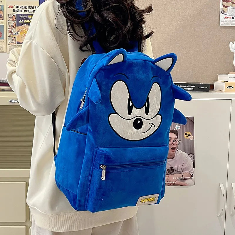 Large Capacity Character Backpack with Adjustable Straps