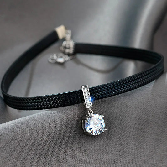 ALLURE – Geometric Crystal Choker Necklace