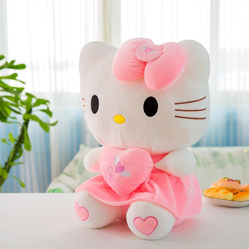 Hello Kitty Plush – 9.8 Inches Heart Hugging Cartoon Toy Gift