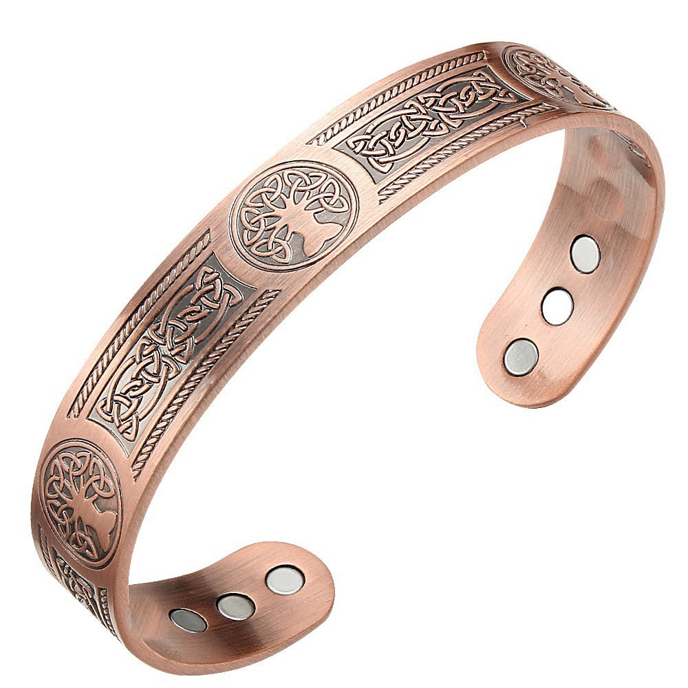 Tree of Life Copper Bracelet for Men