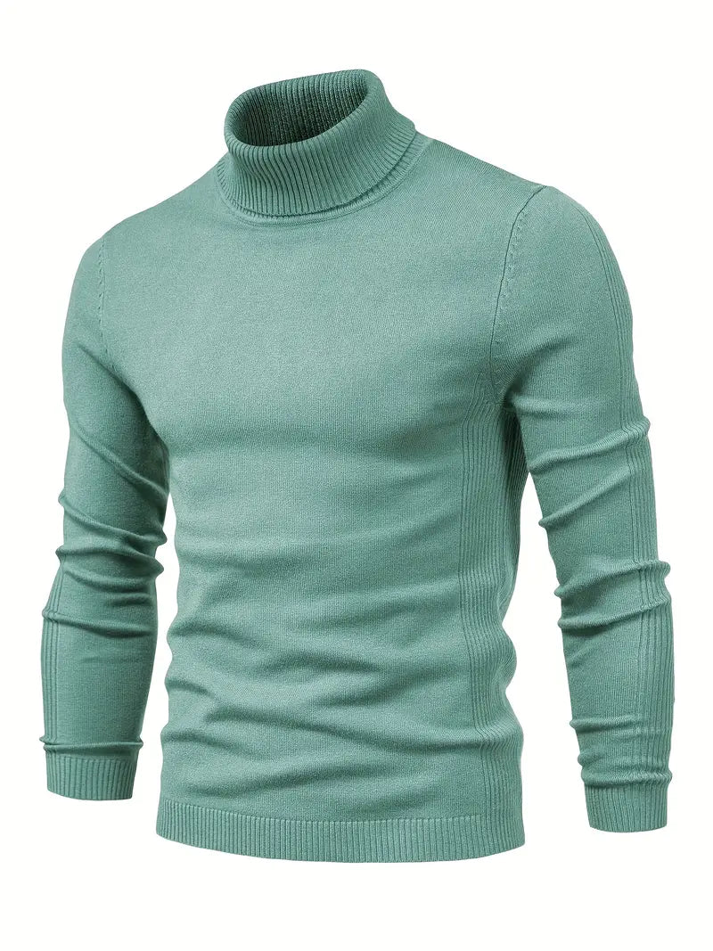 Men's Slim-Fit Knit Turtleneck Sweater