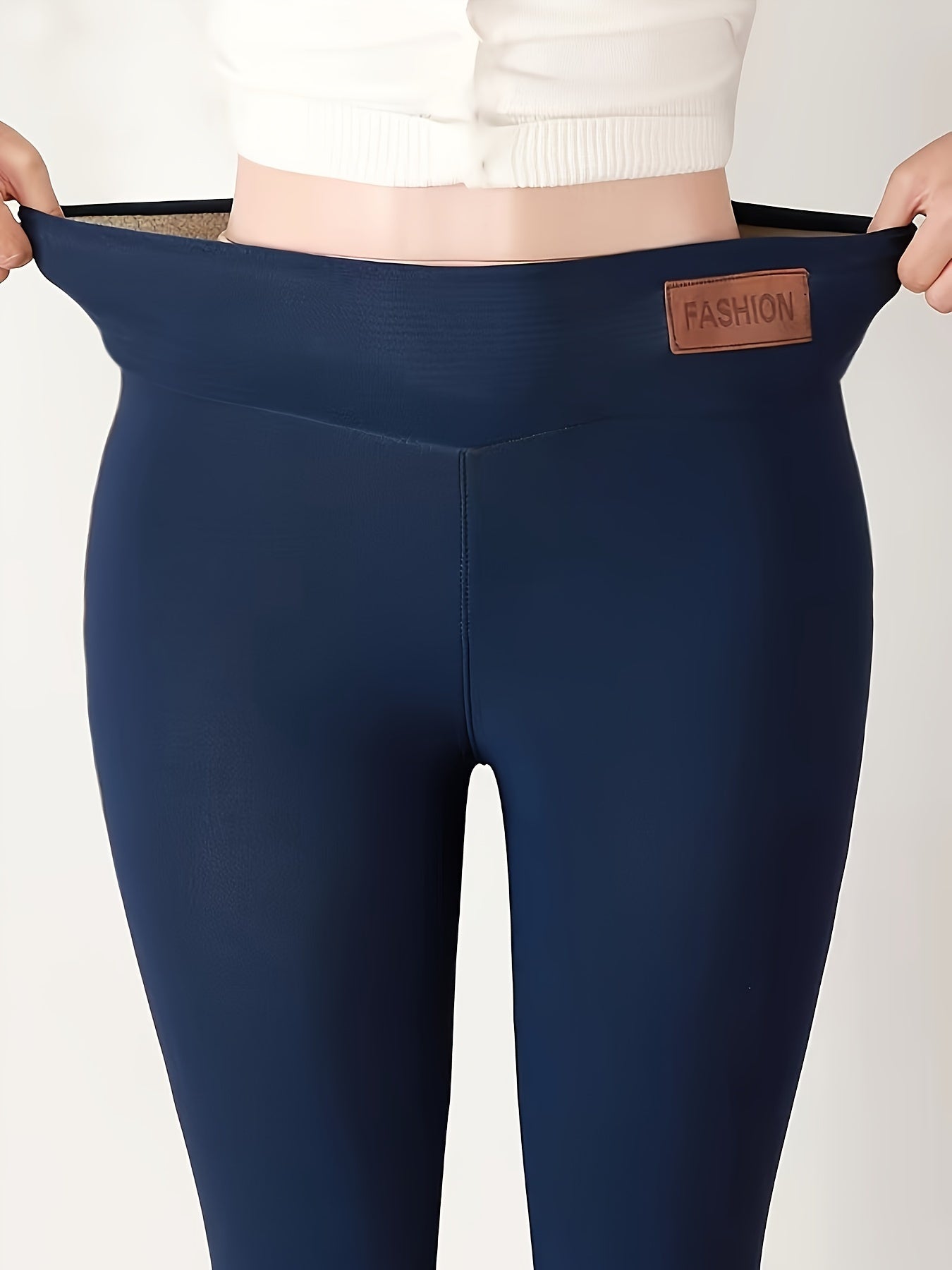 Women’s High Waist Fleece-Lined Sports Leggings