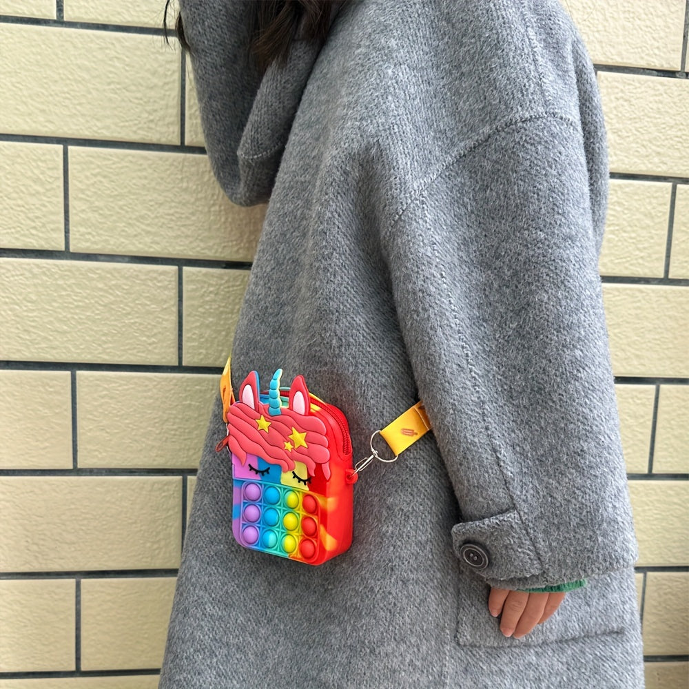 Colorful Crossbody Bag for Kids with Adjustable Strap