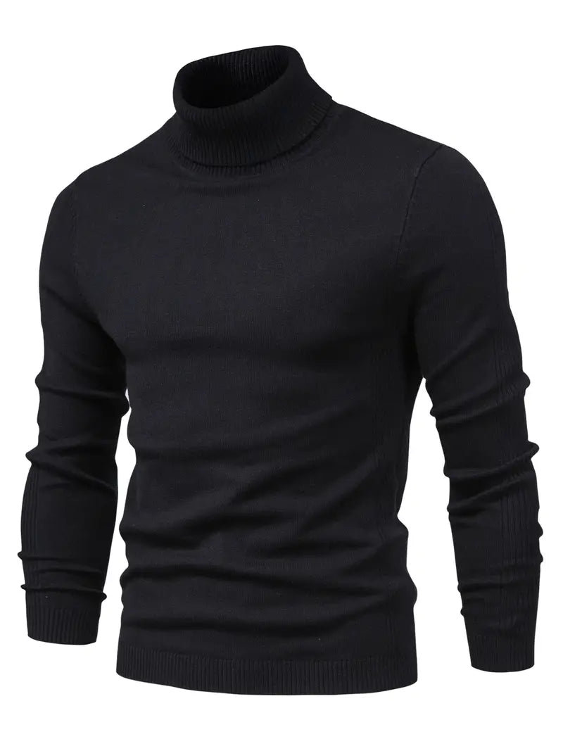 Men's Slim-Fit Knit Turtleneck Sweater
