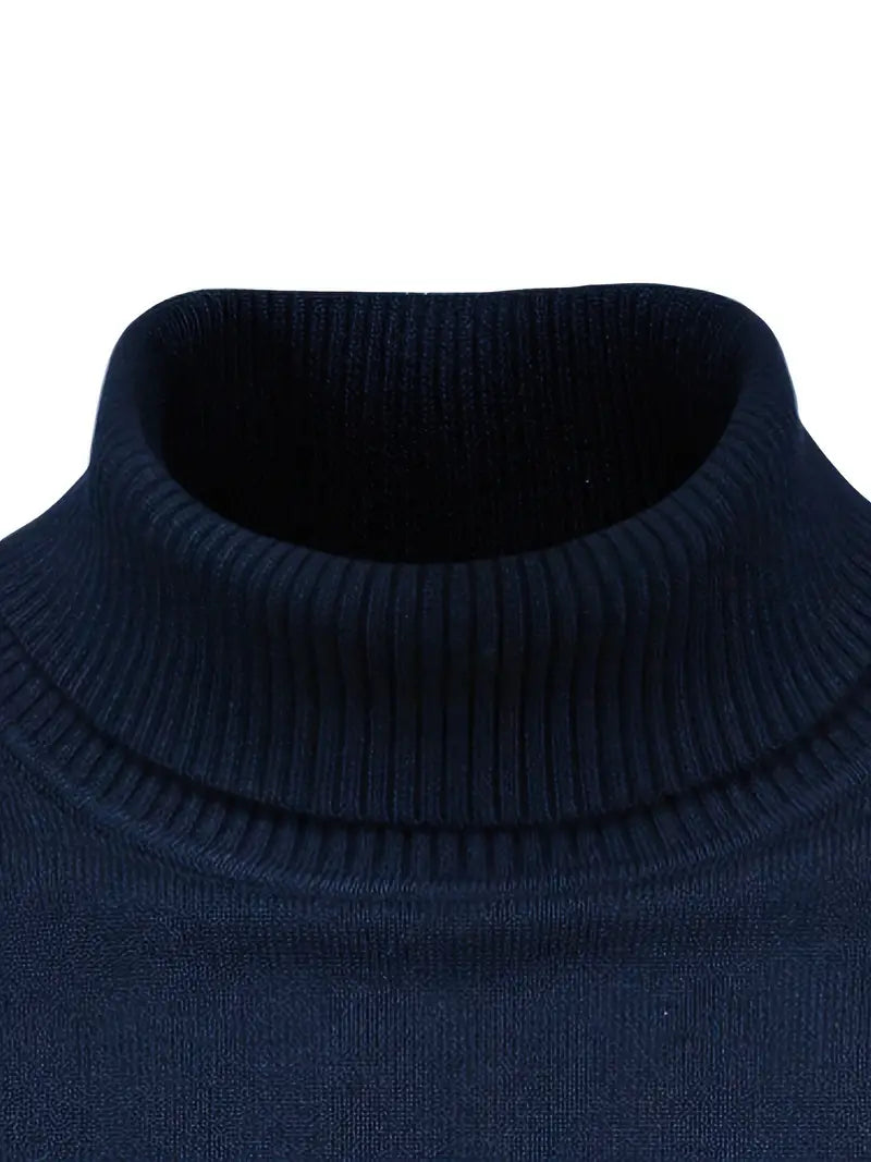 Men's Slim-Fit Knit Turtleneck Sweater