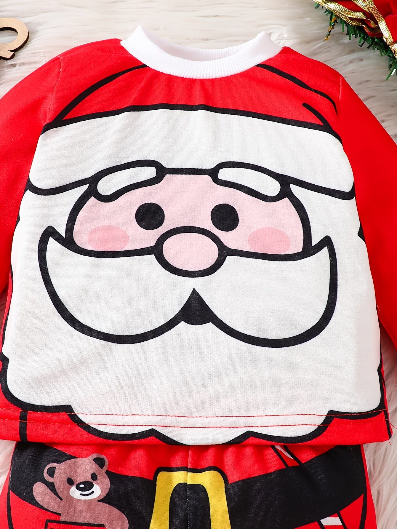 Baby Christmas Outfit – Long Sleeve Top and Pants Set