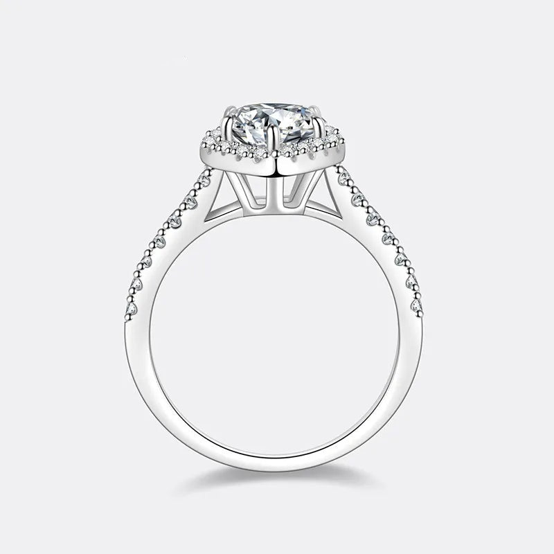 Eternal Sparkle Diamond Heart Ring