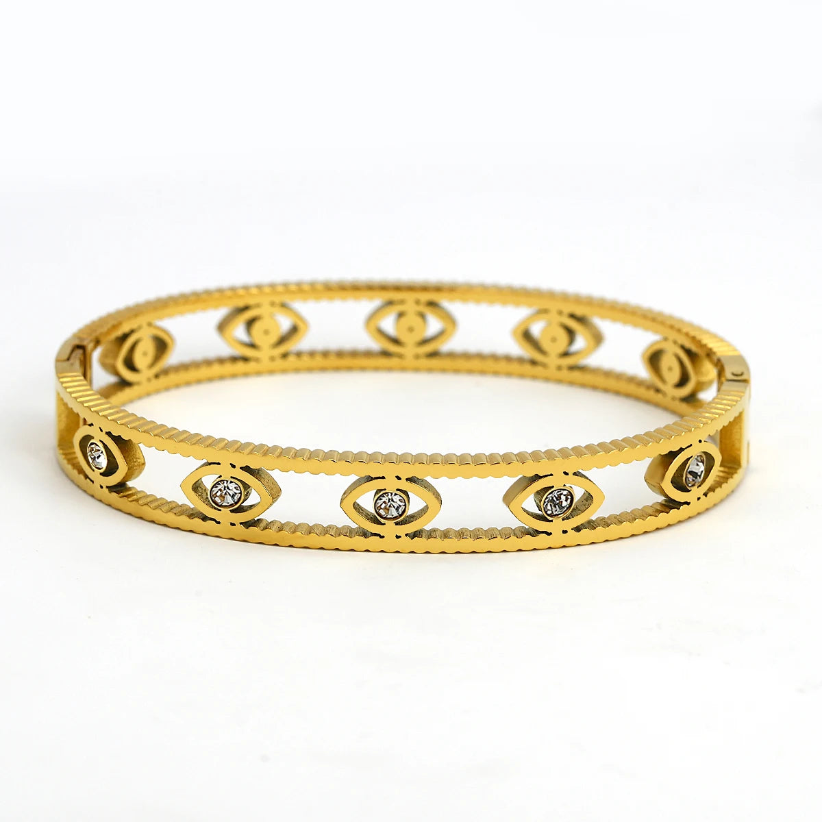 Protective Gold Evil Eye Bracelet