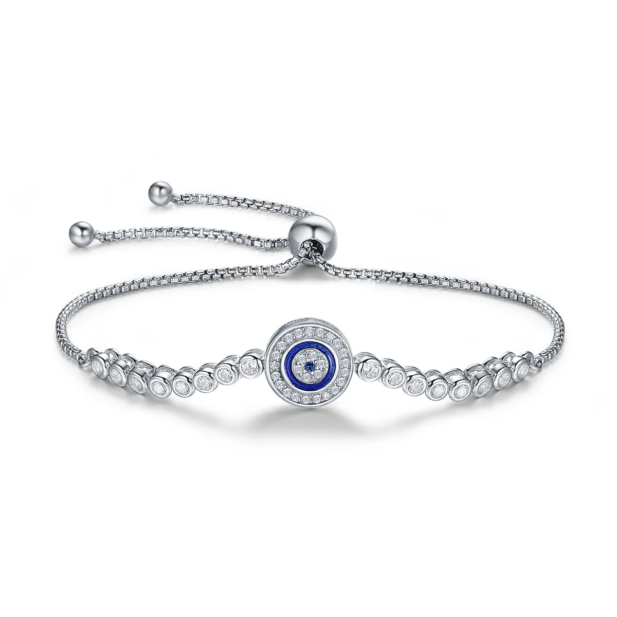 925 Sterling Silver Evil Eye Bracelet