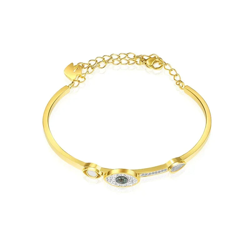 Mystic Evil Eye Stainless Steel Bracelet