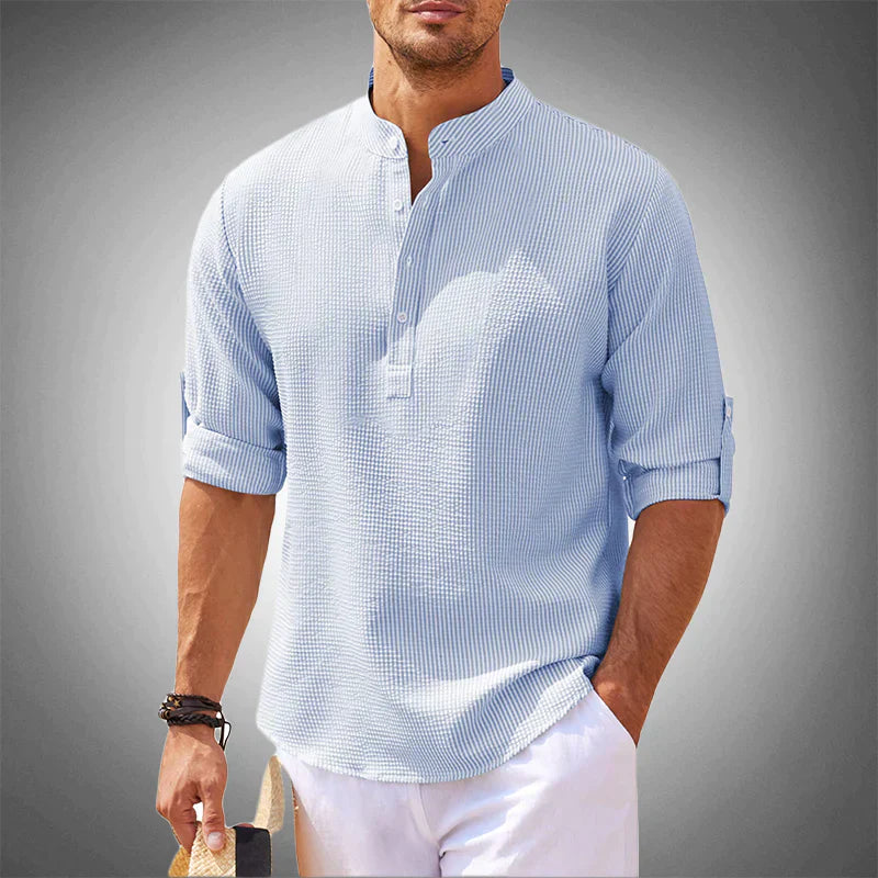 Men's Lightweight Summer Long Sleeve Shirt
