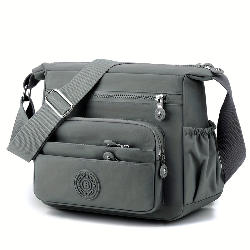 Women’s Multi-Pocket Crossbody Bag with Adjustable Strap