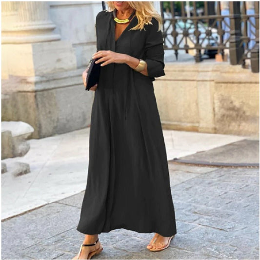 Timeless Long Dress: Elegant & Versatile