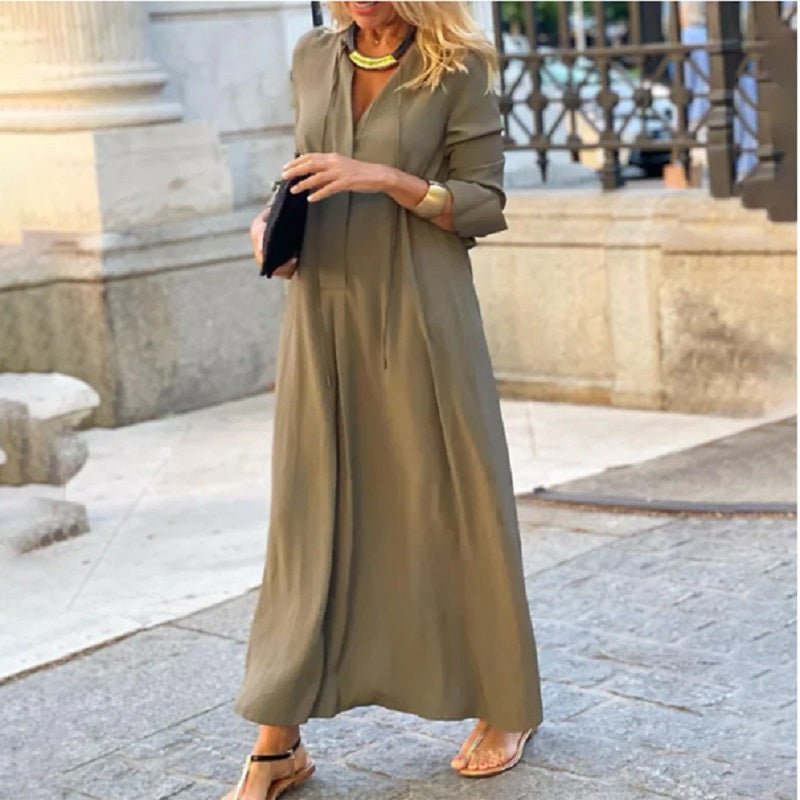 Timeless Long Dress: Elegant & Versatile