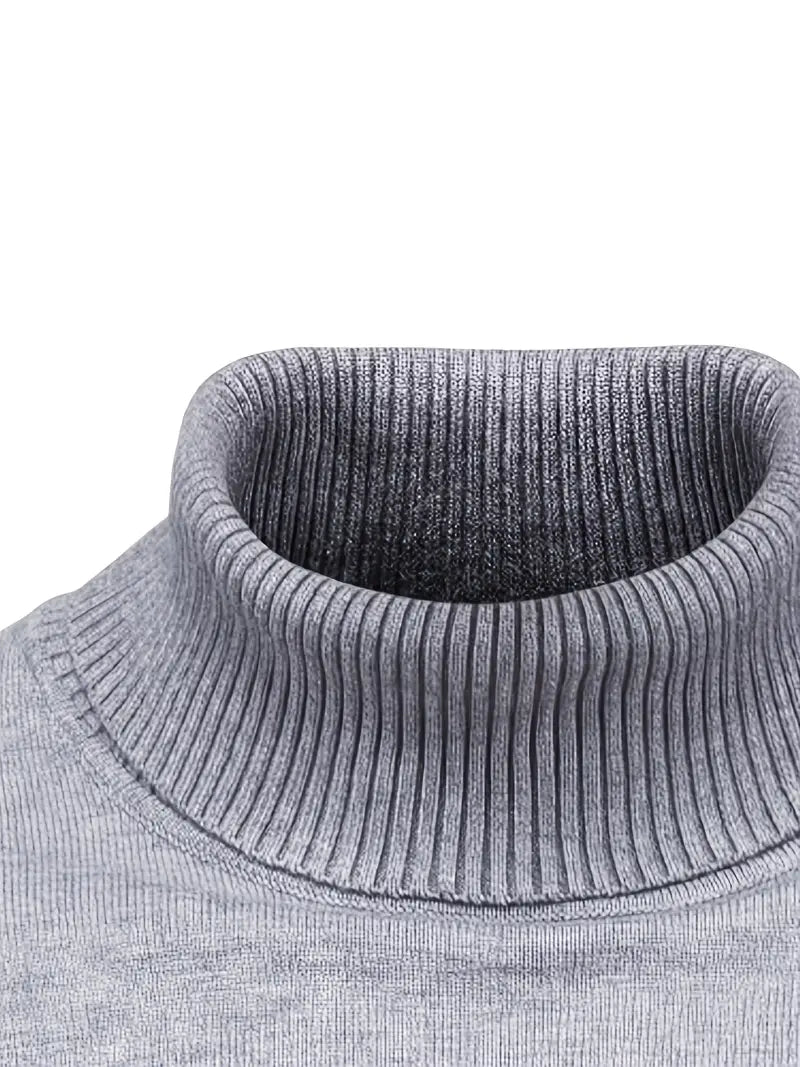 Men's Slim-Fit Knit Turtleneck Sweater