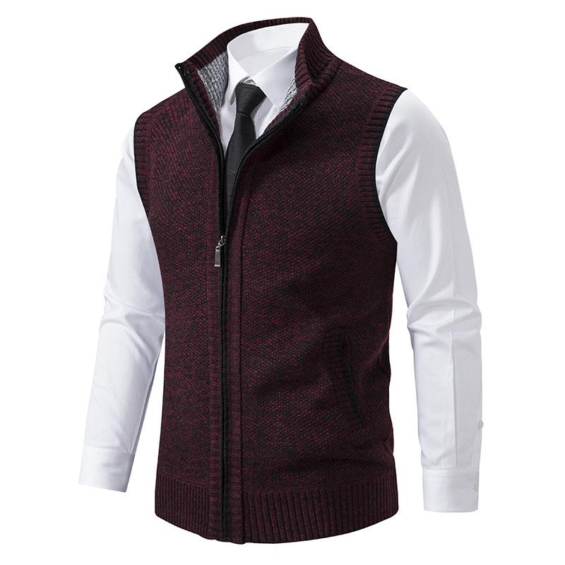 Men's Sleeveless Zip-Up Casual Vest